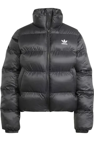 adidas Jakke, Dame, Sort, L, Uld, Kort Pufferjakke Sort Stilfuld Funktionel