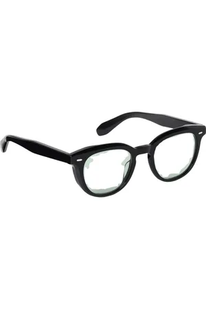 Oliver Peoples Tilbehør, Herre, Sort, 48 MM, Uld, Grønne Linse Solbriller til Mænd