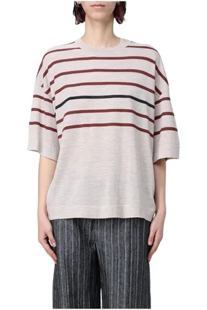 Brunello Cucinelli Strik, Dame, , XS, Cashmere, Luksuriøs Cashmere Blend Sweater