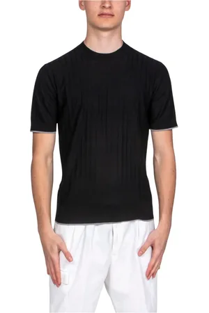 Paolo Pecora Top, Herre, Sort, XL, Sort Crewneck Sweater til Mænd