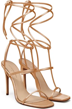MVP Wardrobe Sko, Dame, Brun, 36 EU, Satin, Saint Tropez Sandaler