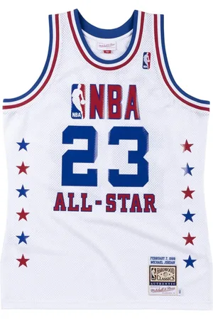 Mitchell & Ness Sport, Herre, Hvid, M, Polyester, Michael Jordan NBA All Star Jersey 1988
