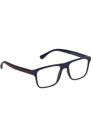 Emporio Armani Tilbehør, Herre, Blå, 52 MM, Læder, Moderne Fa01 Solbriller til Mænd