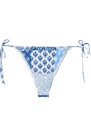 MC2 SAINT BARTH Badetøj, Dame, Flerfarvet, S, Patchwork Print Bikini Underdele