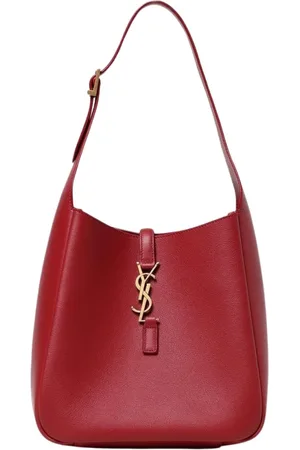 Saint Laurent Taske, Dame, Rød, ONE SIZE, Uld, Rød Læder Skuldertaske Elegant Design