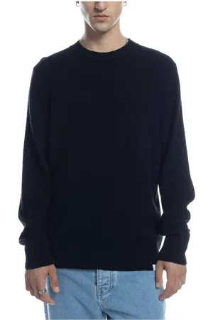 Norse projects Strik, Herre, Sort, L, Uld, Standard Merino Lambswool Sweater