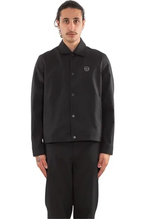Sergio Tacchini Jakke, Herre, Sort, L, Davide Ribbed Jacket
