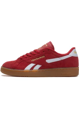 Reebok Sko, Herre, Rød, 45 EU, Uld, Club C Grounds Sneakers