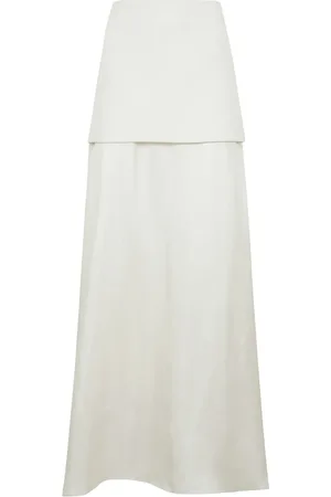 Rohe Nederdel, Dame, , M, Uld, Højtaljet uld og silke nederdel