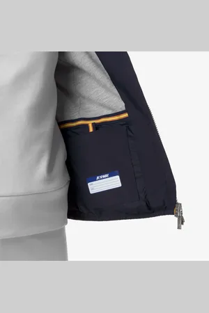K-Way Jakke, Dame, Blå, 4XL, Uld, Stretch Poly Jersey Jakker