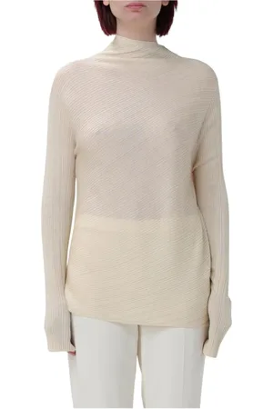 THEORY Strik, Dame, , M, Ribstrikket Mock Neck Pullover