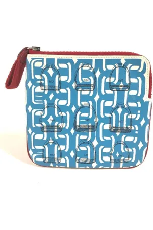 Hermès Pre-owned, Dame, Flerfarvet, ONE SIZE, Tyl, Pre-owned Laeder pouches
