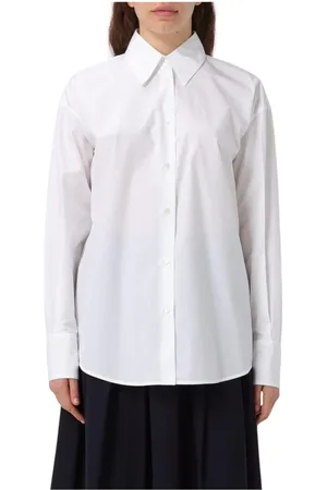 Fabiana Filippi Bluser & Skjorter, Dame, Hvid, S, Bomuld, Hvid Bomuldsskjorte Elegant Stil