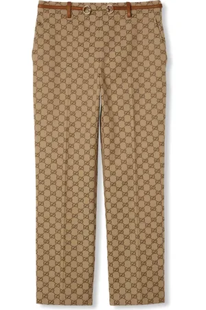 Gucci Bukser, Dame, , M, Bomuld, Brun Bukser Elegant Design