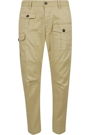 Dsquared2 Bukser, Herre, , L, Bomuld, Cargo bukser med skjult knaplukning