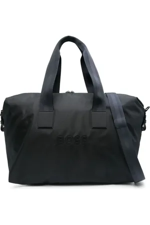 HUGO BOSS Taske, Herre, Blå, ONE SIZE, Polyester, Blå Polyester Taske med Polyamid Trim