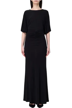 Twin-Set Kjole, Dame, Sort, S, Uld, Elegant Kjole til Stilfulde Anledninger