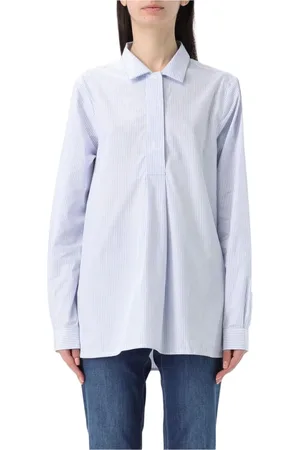 FAY Bluser & Skjorter, Dame, Hvid, S, Hvid Button-Up Skjorte, Klassisk & Elegant
