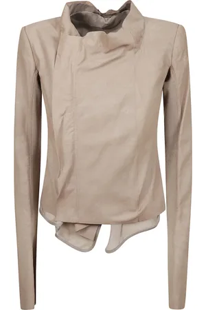 Rick Owens Jakke, Dame, , S, Uld, Lav Hals Jakke
