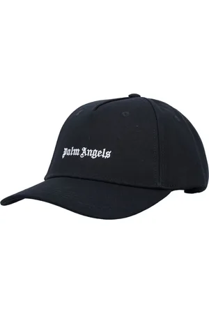 Palm Angels Tilbehør, Herre, Sort, ONE SIZE, Bomuld, Sort Logo Cap Aw24