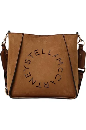 Stella McCartney Taske, Dame, Brun, ONE SIZE, Uld, Suede Skuldertaske til Kvinder