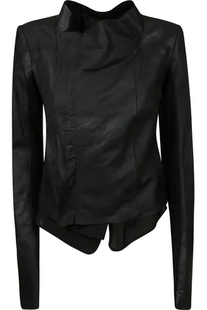 Rick Owens Jakke, Dame, Sort, M, Lav Krave Jakke