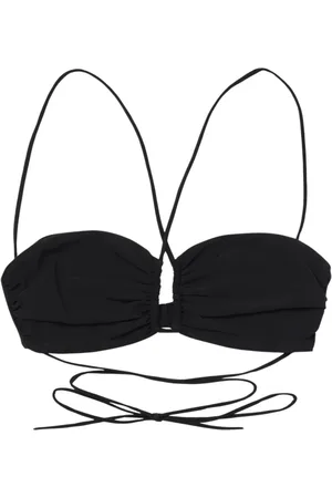MAGDA BUTRYM Badetøj, Dame, Sort, S, Uld, Sort Crisscross Swim Top