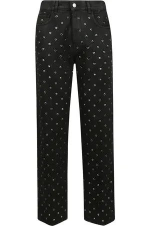 haikure Jeans, Dame, Sort, W26, Uld, Studded Bonnie Jeans