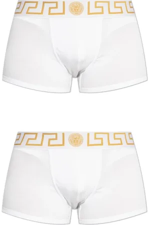 VERSACE Undertøj, Herre, Hvid, XL, Bomuld, To-pack boxershorts
