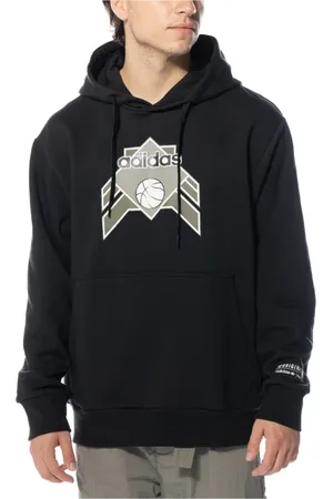 adidas Sweathshirts & Hoodies, Herre, Sort, M, Uld, Herre Basketball Hoodie
