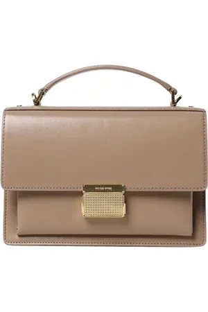 Golden Goose Taske, Dame, Brun, ONE SIZE, Uld, Elegant Håndtag Clutch Taske