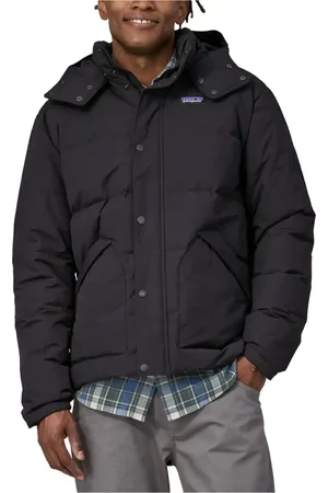 Patagonia Jakke, Herre, Sort, XL, Uld, Downdrift Jakke Ink