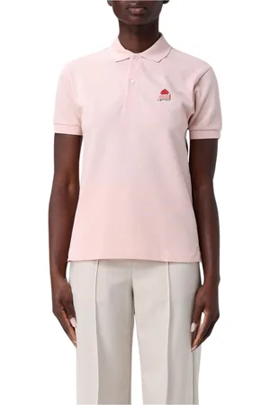Bally Top, Dame, Lyserød, M, Bomuld, Lyserød Broderet Bomuldspolo