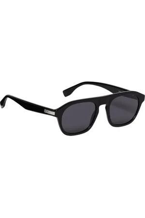 Fendi Tilbehør, Herre, Sort, 52 MM, Moderne Square Solbriller