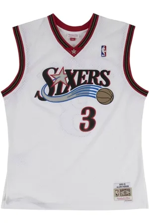 Mitchell & Ness Sport, Herre, Hvid, XL, Philadelphia 76ers Allen Iverson Trøje