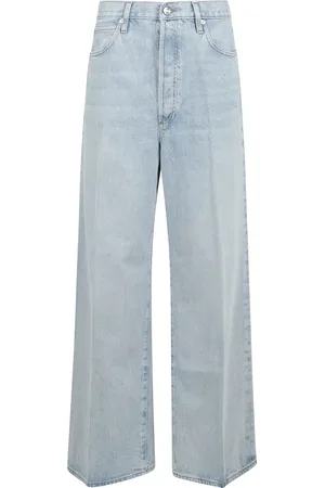 Frame Jeans, Dame, Blå, W26, Denim, Baggy Denim Jeans