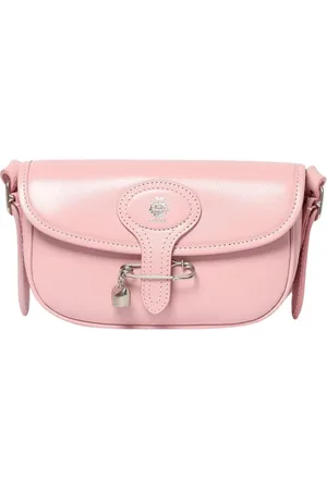 Bally Taske, Dame, Lyserød, ONE SIZE, Uld, Rosa Skuldertaske Sikkerhedsnål Lukning