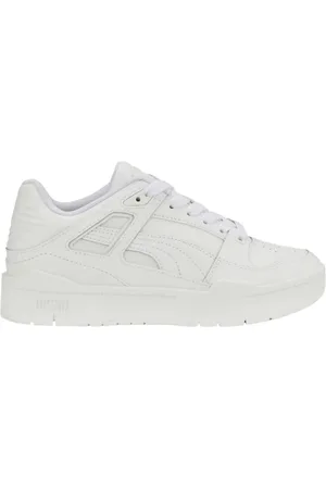 PUMA Sko, Herre, Hvid, 37 EU, Læder, Hvid Slipstream Læder Junior Sneakers