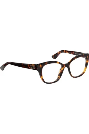 Miu Miu Tilbehør, Dame, Brun, 54 MM, Elegant CatEye Optiske Rammer