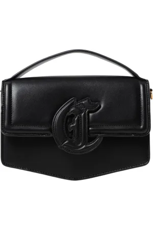 Roberto Cavalli Taske, Dame, Sort, ONE SIZE, Uld, Sort Crossbody Taske til Kvinder