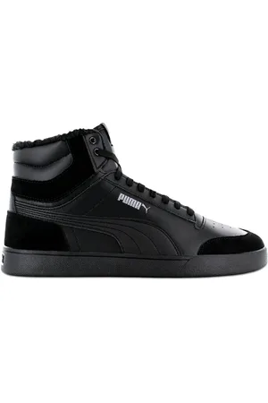 PUMA Sko, Herre, Sort, 43 EU, Mid Fur Sort Shuffle Sneakers