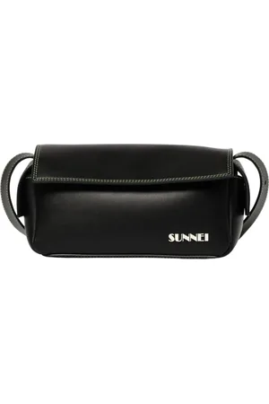 SUNNEI Taske, Dame, Sort, ONE SIZE, Uld, Stilfuld Sort Crossbody Taske