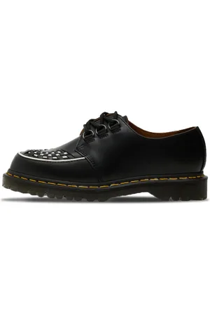 Dr. Martens Sko, Herre, Sort, 44 EU, Læder, Ramsey Sort Læder Snørestøvler