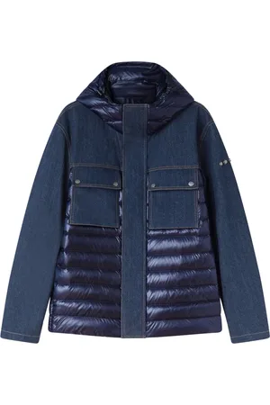 add Jakke, Herre, Blå, 3XL, Denim, Denim Nederdel