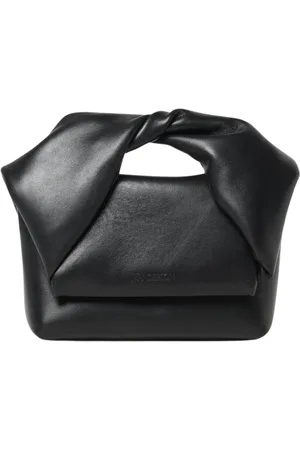 J.W.Anderson Taske, Dame, Sort, ONE SIZE, Læder, Sort Læder Mini Clutch Taske