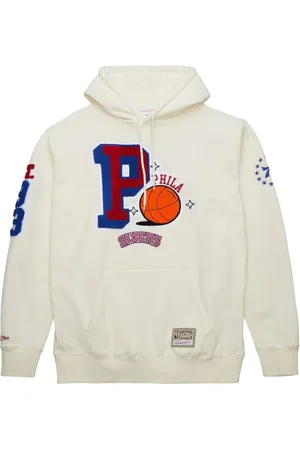 Mitchell & Ness Sweathshirts & Hoodies, Herre, , 2XL, Bomuld, Philadelphia 76ers NBA Hoodie Creme