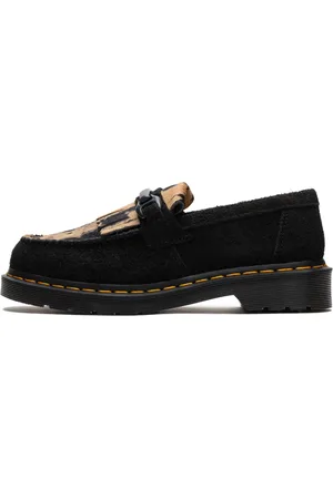 Dr. Martens Sko, Herre, Sort, 46 EU, Læder, Elegant Sort Ruskind Loafers