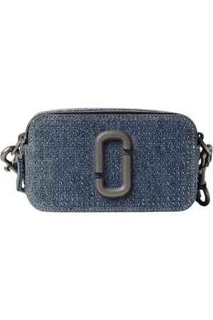 Marc Jacobs Taske, Dame, Blå, ONE SIZE, Denim, Krystalpyntet Denim Clutch
