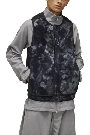 adidas Jakke, Herre, Sort, L, Nylon, Allover Print Nylon Shell Crew Vest