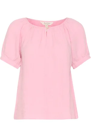 Part Two Bluser & Skjorter, Dame, Lyserød, S, Linned, Feminin Linnedbluse Nectar